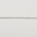 1 yard STAINLESS STEEL CABLE Link Chain, fine chain, thin chain, flat oval unsoldered links are 3mm x 2mm  fch0328a