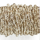 grey rosary chain with silver links