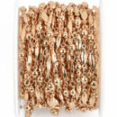 26 ft GOLD SPINDLE Ball Chain, Cable Link Chain, brass chain, 12mm links, fch0823b