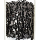 1 yard GUNMETAL Black Bead Chain, SQUARE RECTANGLE Cable Link Chain, brass chain, 4mm links, fch0824a