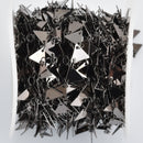 10 yards GUNMETAL BLACK TRIANGLE Chain, Metal Sequin Chain, Cable Link Chain, brass chain, 7mm flat shapes, fch0829b