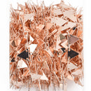 10 yards ROSE GOLD TRIANGLE Chain, Metal Sequin Chain, Cable Link Chain, brass chain, 7mm flat shapes, fch0831b