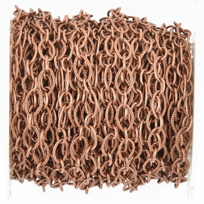 15 yards Copper Oval Chain tarnish resistant fch1016b
