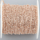 1 yard ROSE GOLD Plated Oval Cable Chain, Bead Chain, fch1038a