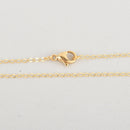 1 GOLD 18" Necklace Chain STAINLESS STEEL Curb Link 3x2mm links, fch1091a