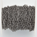15 yards Gunmetal Oval Chain 5mm, fch1138b