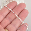 1 yard Silver Spindle Bead Chain, ball bead chain, fch1188a