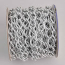1 yard Silver Aluminum Chain, Curb Link 14x9mm, fch1242a