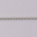 Stainless Steel Necklace Chain Blank, Silver, 24", fch1292a