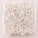 1 yard Silver Link Chain, oval cable links are 14x10mm fch1297a