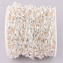 1 yard Silver Link Chain, oval cable links are 14x10mm fch1297a