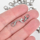 GUNMETAL Black Tone Lobster Clasps 12mm x 7mm  fcl0025