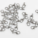 GUNMETAL Black Tone Lobster Clasps 12mm x 7mm  fcl0025