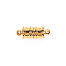 2 Bright Gold Tone Metal Strong Magnetic Clasps 17x6mm  fcl0091