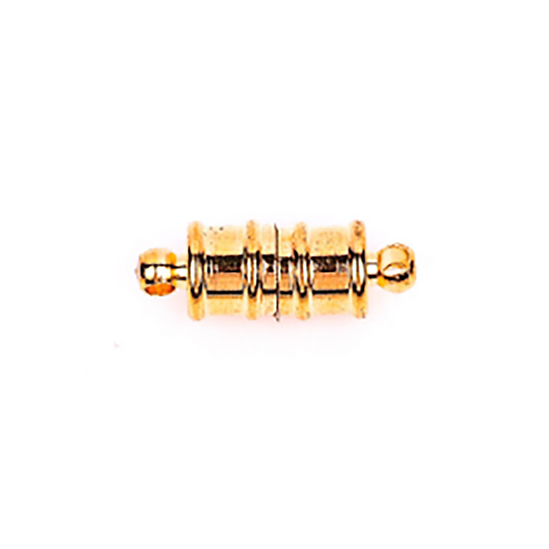 2 Bright Gold Tone Metal Strong Magnetic Clasps 17x6mm  fcl0091