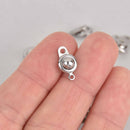 10 Sets Silver Trailer Hitch Ball Snap Clasps, Stainless Steel, fcl0436