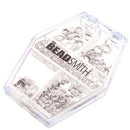 Silver Plate Findings Assortment in Storage Box, BeadSmith, fcl0492