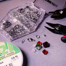 Silver Plate Findings Assortment in Storage Box, BeadSmith, fcl0492