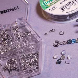 Silver Plate Findings Assortment in Storage Box, BeadSmith, fcl0492