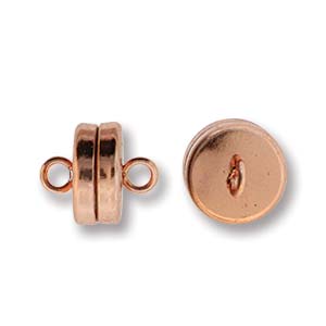 Copper Magnetic Clasp, copper plated, strong magnet, fcl0498