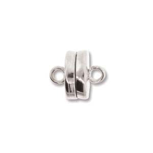 Silver Magnetic Clasp, bright silver plated, strong magnet, fcl0501