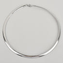 1 Stainless Steel Choker Collar Necklace Blank, 17-3/4" long, fin0893