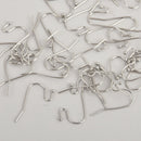 50 STAINLESS STEEL Fish Hook Earrings Ear Wires (25 pairs) fin0934