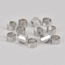 10 Silver EAR CUFF Findings, stainless steel with hole, 10mm, fin0973