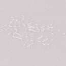 20 Plastic Earring Wire Blanks, fish hook, white, hypoallergenic, fin1179