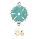 Agali Kite Bead Ending, Gold Plate, 20 pcs, fin1230