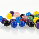 50 Polished Round MIXED AGATE Beads  8mm   gag0010
