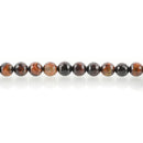 1 Strand 15.5" Round Dyed FACETED Chocolate Brown AGATE Beads 8mm  Natural Gemstones gag0066