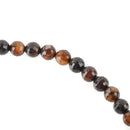 1 Strand 15.5" Round Dyed FACETED Chocolate Brown AGATE Beads 8mm  Natural Gemstones gag0066