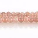 4mm Round MUSHROOM ROSE AGATE Beads, smooth, full strand, gag0185