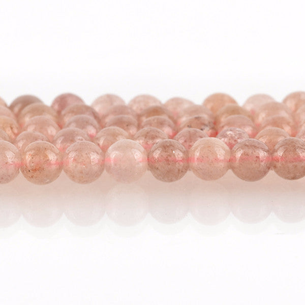 4mm Round MUSHROOM ROSE AGATE Beads, smooth, full strand, gag0185