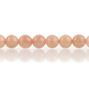 6mm Round MUSHROOM ROSE AGATE Beads, smooth, full strand, gag0182