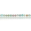 6mm Round BLUE GREEN AGATE Beads, smooth, full strand, 63 beads, gag0357