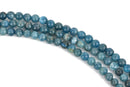 4mm ROUND BALL APATITE Gemstone Beads, full strand, 100 beads, gap0009