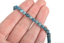 4mm ROUND BALL APATITE Gemstone Beads, full strand, 100 beads, gap0009