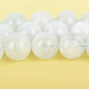 8mm Light BLUE AQUAMARINE Round Beads, Natural Gemstone Beads, full strand, about 50 beads, gaq0010