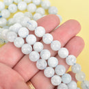 8mm Light BLUE AQUAMARINE Round Beads, Natural Gemstone Beads, full strand, about 50 beads, gaq0010