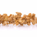 Half Strand Nugget Beads, Titanium Coated Crystal DRUZY AGATE Geodes, Golden Yellow gdz0065