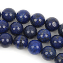 Half Strand 3.5mm Round LAPIS LAZULI Gemstone Beads gem0004