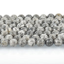 12mm Silver Gray CRAZY LACE AGATE Round Beads Natural Gemstones full strand 32 beads gem0013