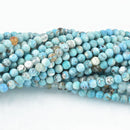 6mm Round Agate Beads, Robin's Egg BLUE Turquoise Blue AGATE Beads, full strand, 62 beads, gem0020