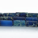 12mm Blue Jasper Barrel Beads AQUA TERRA JASPER Gemstone full strand gem0195