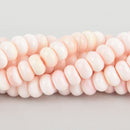 10mm Rondelle PINK CONCH SHELL Beads, strand, 70 beads, gem0362