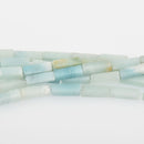 13mm Amazonite Rectangle Bar Beads, Gemstone, strand, about 30 beads, gem0395