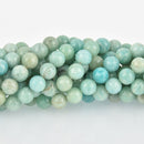 8mm AMAZONITE Round Gemstone Beads, full strand, gem0420