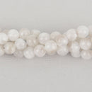 6mm Rainbow Moonstone Round Beads, smooth natural gemstones, full strand, gem0446